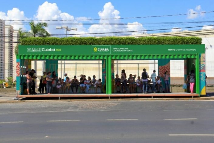 cuiaba2 Cuiabá terá 82 pontos de ônibus em contêineres com energia solar e jardim suspenso